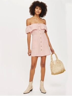 SAGE THE LABEL Bardot Mini Dress